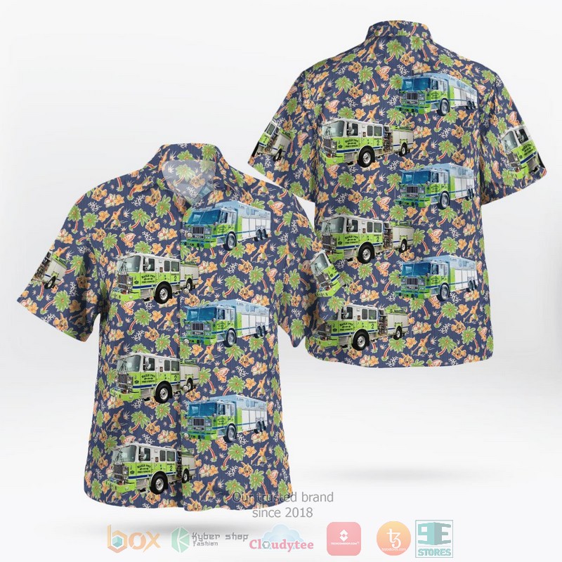 HOT Pennsylvania Hazle Twp. Fire & Rescue Company 141 Hawaii Shirt 2 Pennsylvania Hazle Twp Fire Rescue Company 141 Hawaiian Shirt