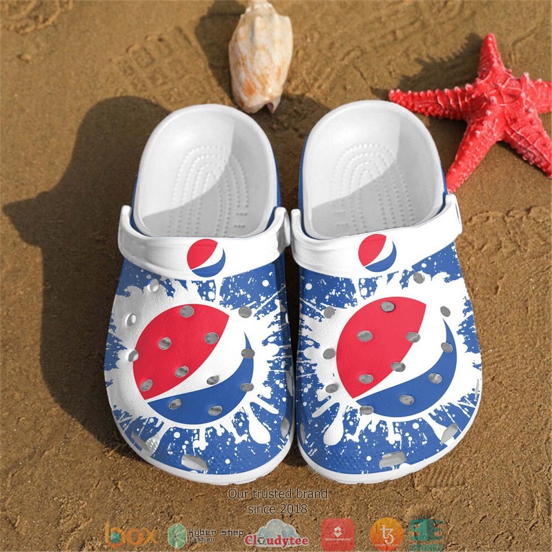 Pepsi Blue Crocband Clogs