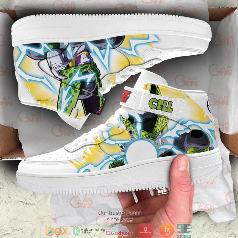 Perfect Cell Dragon Ball Anime for Otaku High Air Force Shoes 4 Perfect Cell Dragon Ball Anime for Otaku High Air Force Shoes 1 2 3
