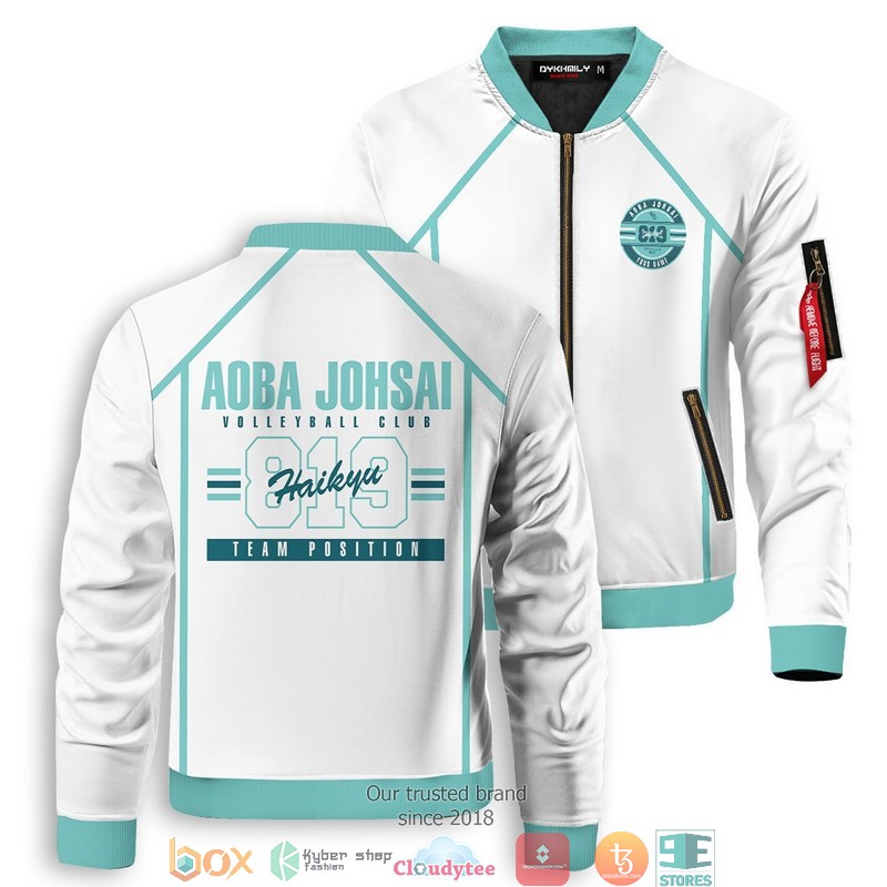 Personalized 819 Aoba Johsai Bomber Jacket word2
