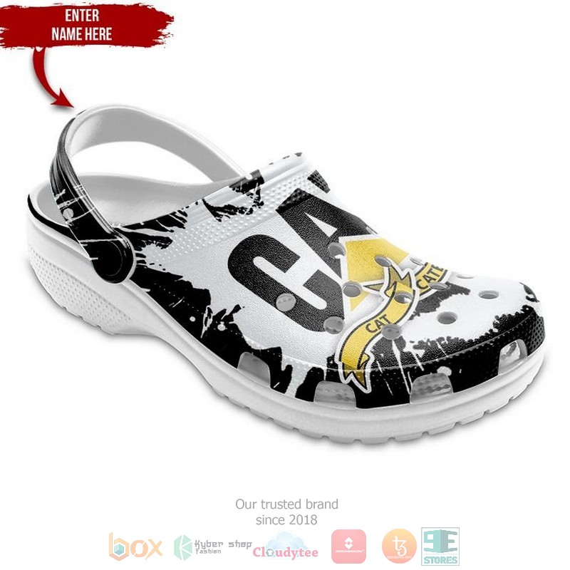 NEW Personalized CAT Caterpillar custom crocs crocband shoes 3 NEW Personalized CAT Caterpillar custom crocs crocband shoes word1