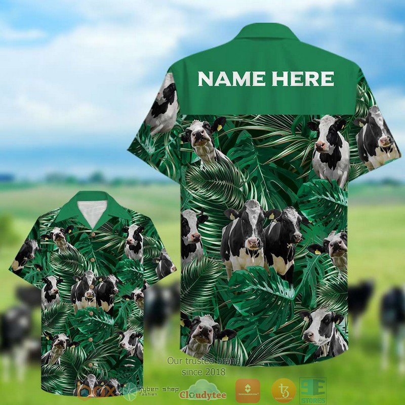 BEST Personalized Farmer's Cow Pattern custom Hawaii Shirt 2 BEST Personalized Farmer's Cow Pattern custom Hawaii Shirt word1