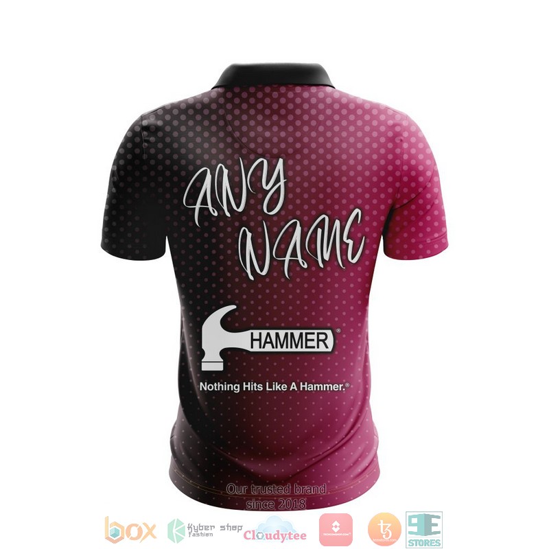 NEW Personalized Hammer Obsession Tour Bowling custom 3D Polo Shirt 2 NEW Personalized Hammer Obsession Tour Bowling custom 3D Polo Shirt word1