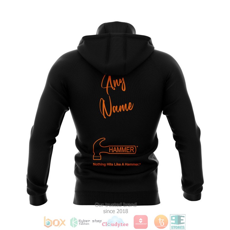 NEW Personalized Hammer Raw Bowling custom black 3D hoodie, shirt word1