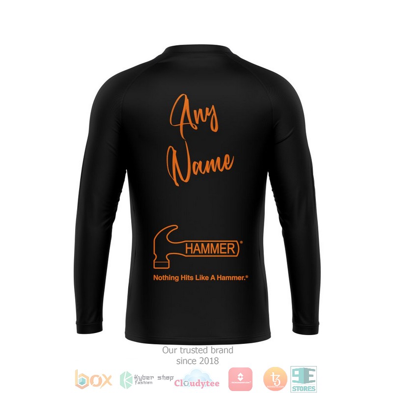 NEW Personalized Hammer Raw Bowling custom black 3D hoodie, shirt word1