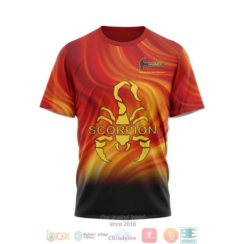 NEW Personalized Hammer Scorpion Bowling custom 3D hoodie, shirt word1