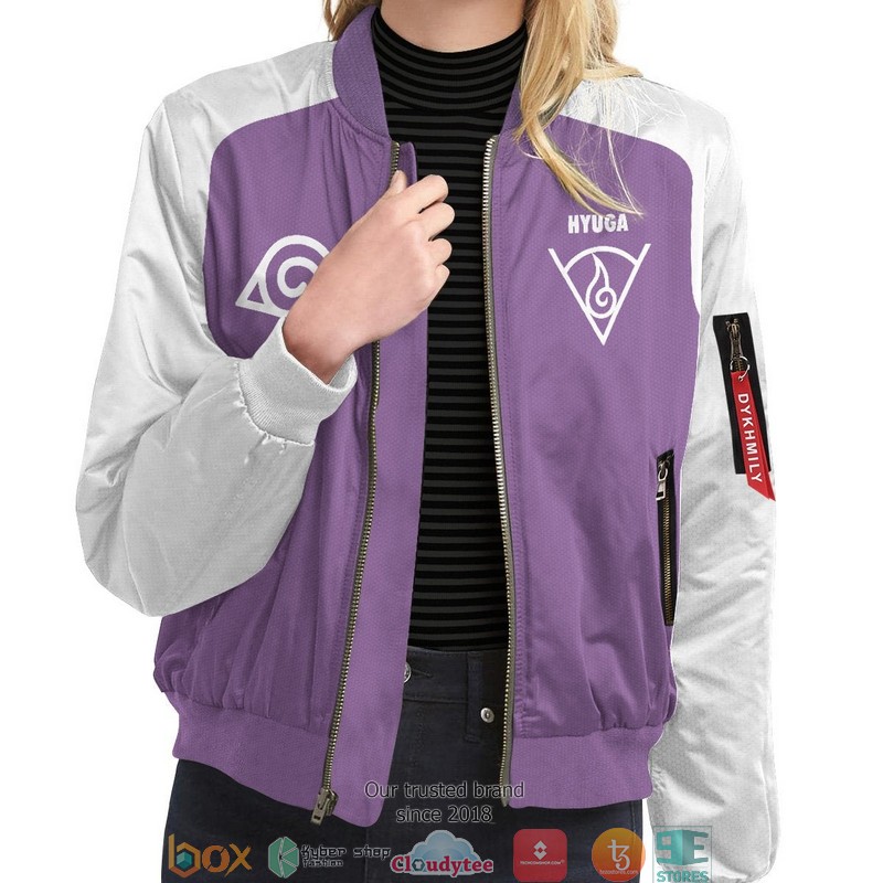 Personalized Hyuga Clan Bomber Jacket word1