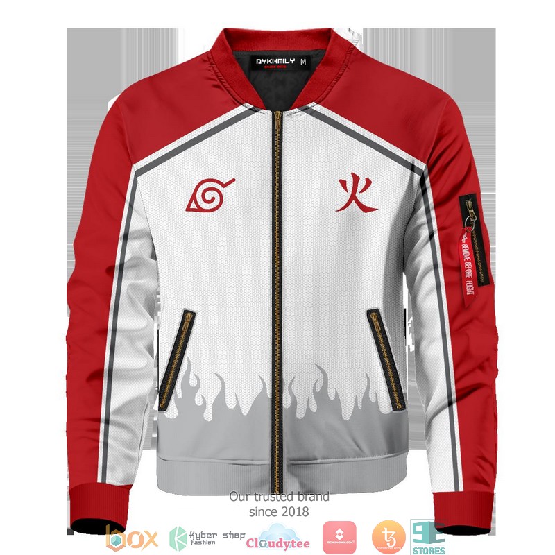 Personalized Konoha Hokage Bomber Jacket word1