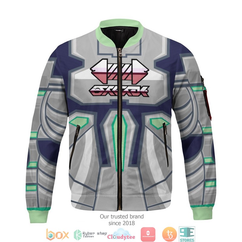 Personalized Poke Steel Uniform Bomber Jacket word3