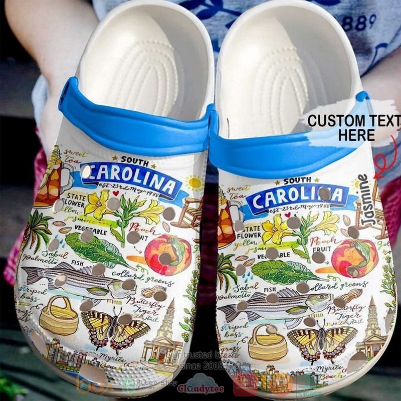 NEW Personalized South Carolina custom crocs crocband shoes