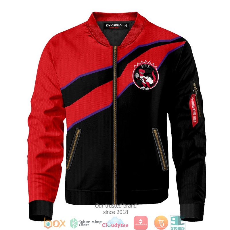 Personalized Toronto Rex Bomber Jacket word3