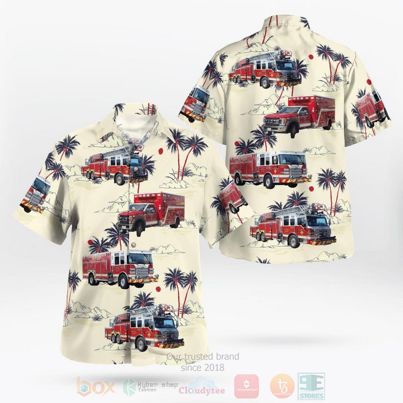 BEST Pflugerville, Travis County, Pflugerville Fire Department Travis County ESD Co.2 3D Aloha Shirt