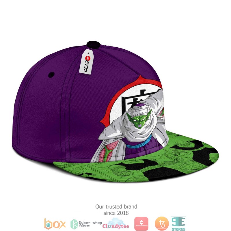 Piccolo Anime Dragon Ball Snapback hat 3 Piccolo Anime Dragon Ball Snapback hat 1 2