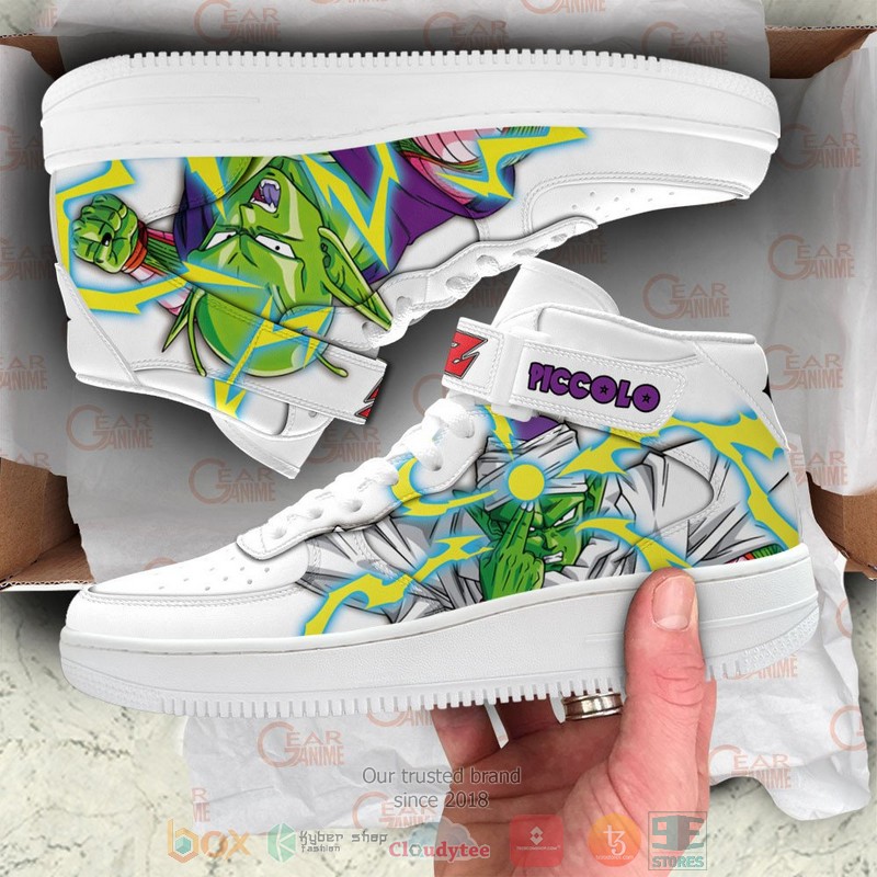 NEW Piccolo Dragon Ball Anime High Top Air Force Shoes 4 Piccolo Dragon Ball Anime High Air Force Shoes 1 2 3