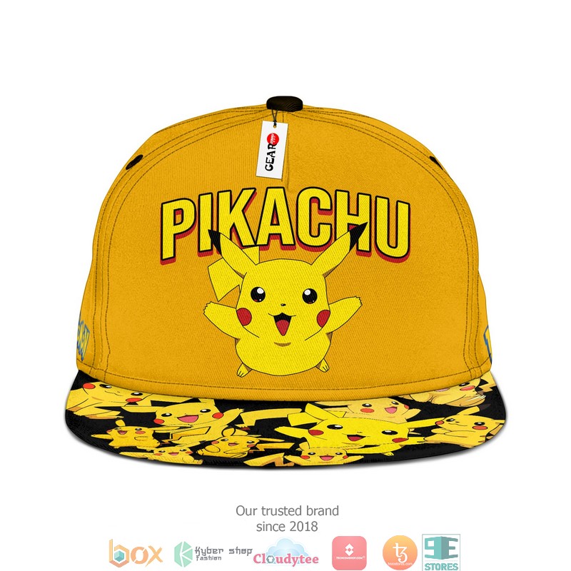 Pikachu Pokemon Anime Gift For Otaku Snapback hat
