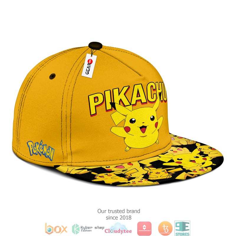Pikachu Pokemon Anime Gift For Otaku Snapback hat 1