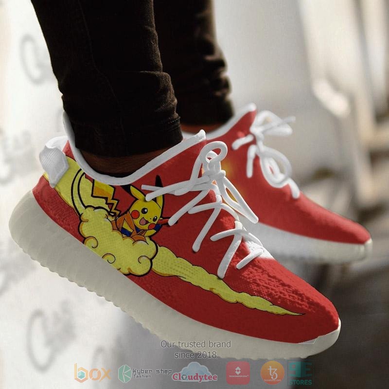 BEST Pikagoku Pikachu Mixed Goku Kintoun Yeezy Shoes Sneaker 3 Pikagoku Pikachu Mixed Goku Kintoun Anime Yeezy Shoes 1 2