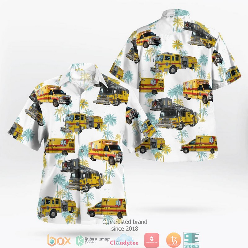 Pike Township Fire Department Hawaii 3D Shirt 3 Pike Township Fire Department Hawaii 3D Shirt