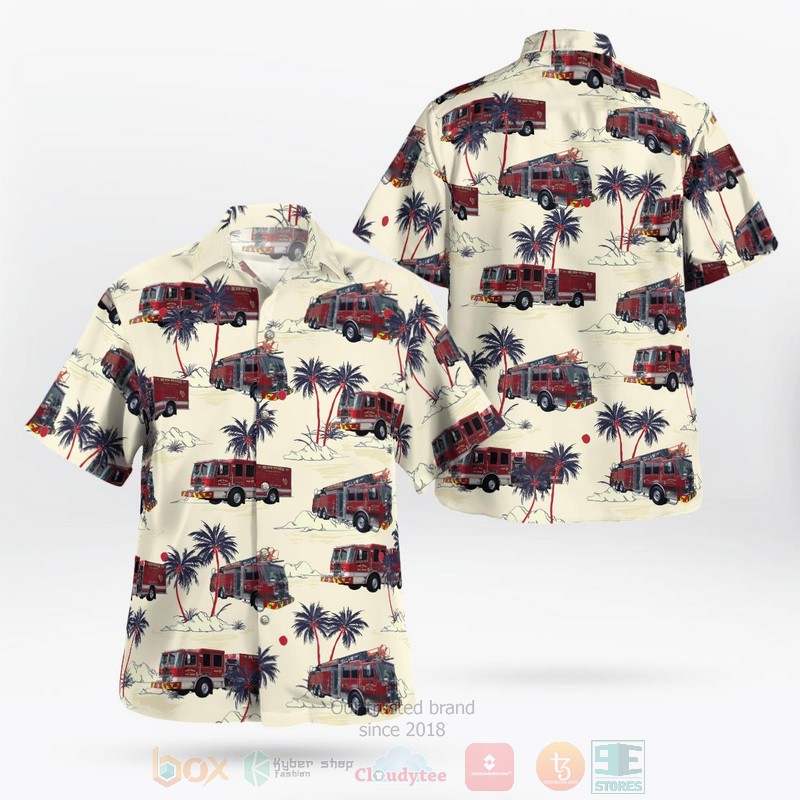 BEST Pine Ridge Fire Rescue 3D Aloha Shirt