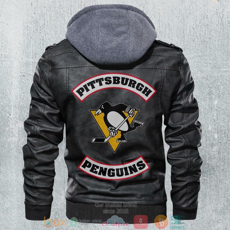 Pittburgh Penguins NHL Hockey Leather Jacket