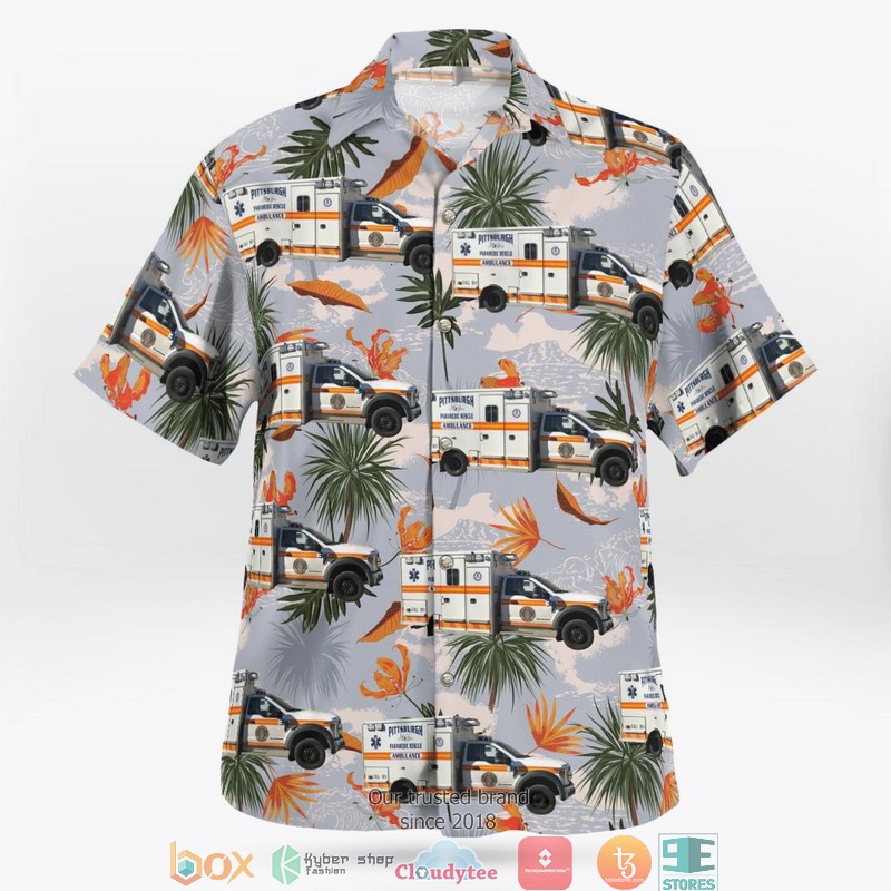 Pittsburgh Pennsylvania Pittsburgh Bureau of Emergency Medical Services 3D Hawaii Shirt 3 Pittsburgh Pennsylvania Pittsburgh Bureau of Emergency Medical Services 3D Hawaii Shirt 1 2