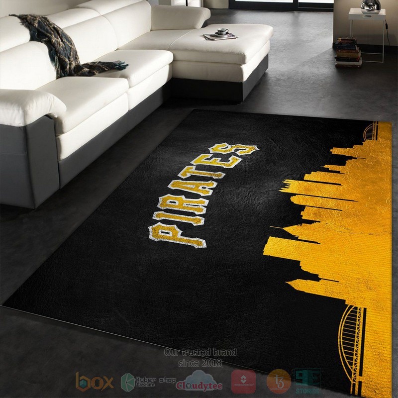 Pittsburgh Pirates Skyline MLB Team Area Rugs