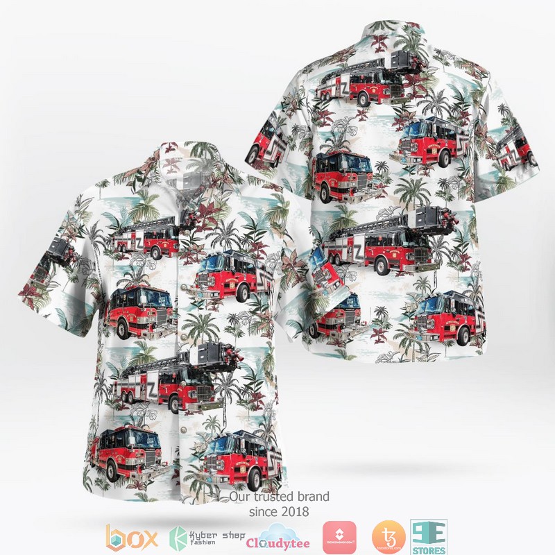 Plainville Fire Department Hawaii 3D Shirt