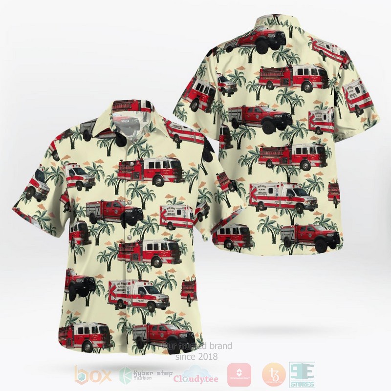 BEST Point Marion, Pennsylvania, Point Marion Volunteer Fire Department 3D Aloha Shirt word2
