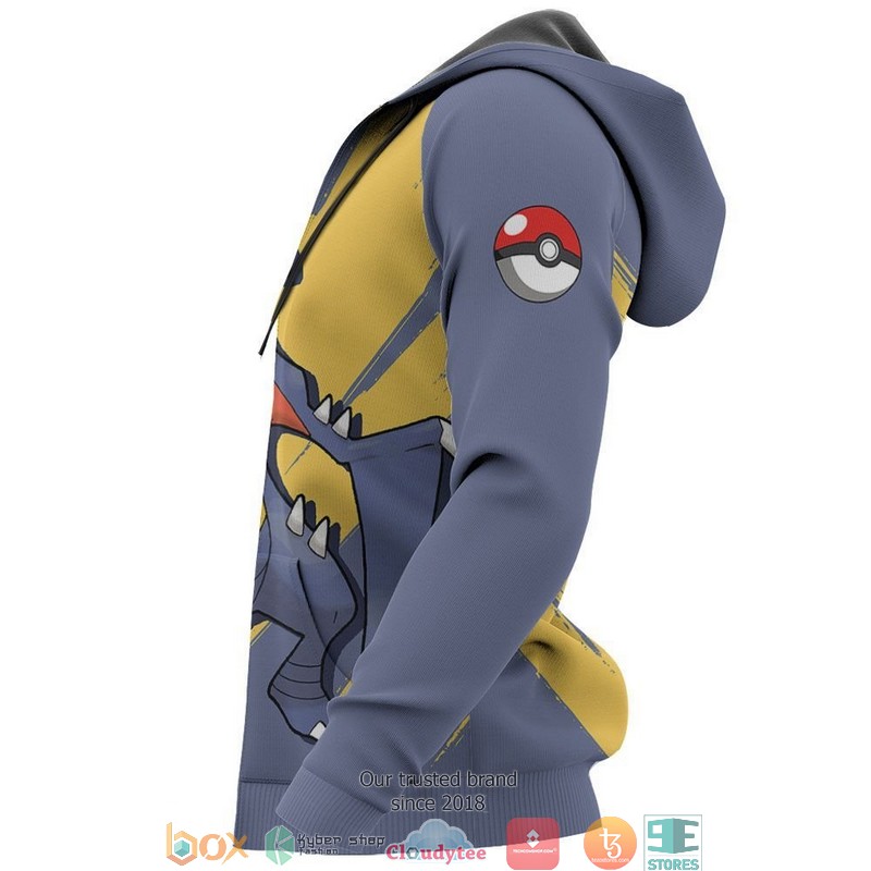 Pokemon Garchomp Anime 3D Shirt, Bomber jacket 5 Pokemon Garchomp Anime 3D Shirt Bomber jacket 1 2 3 4