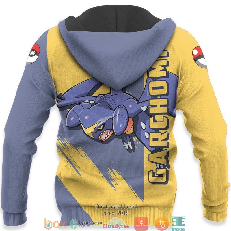 Pokemon Garchomp Anime 3D Shirt, Bomber jacket 6 Pokemon Garchomp Anime 3D Shirt Bomber jacket 1 2 3 4 5