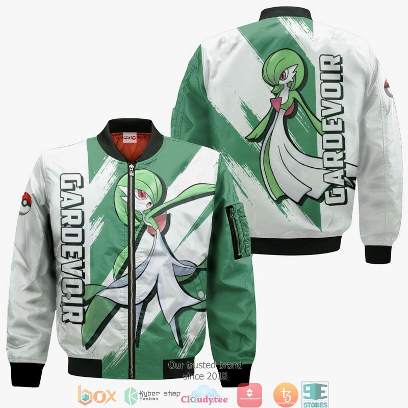 Pokemon Gardevoir Anime 3D Shirt, Bomber jacket 4 Pokemon Gardevoir Anime 3D Shirt Bomber jacket 1 2 3