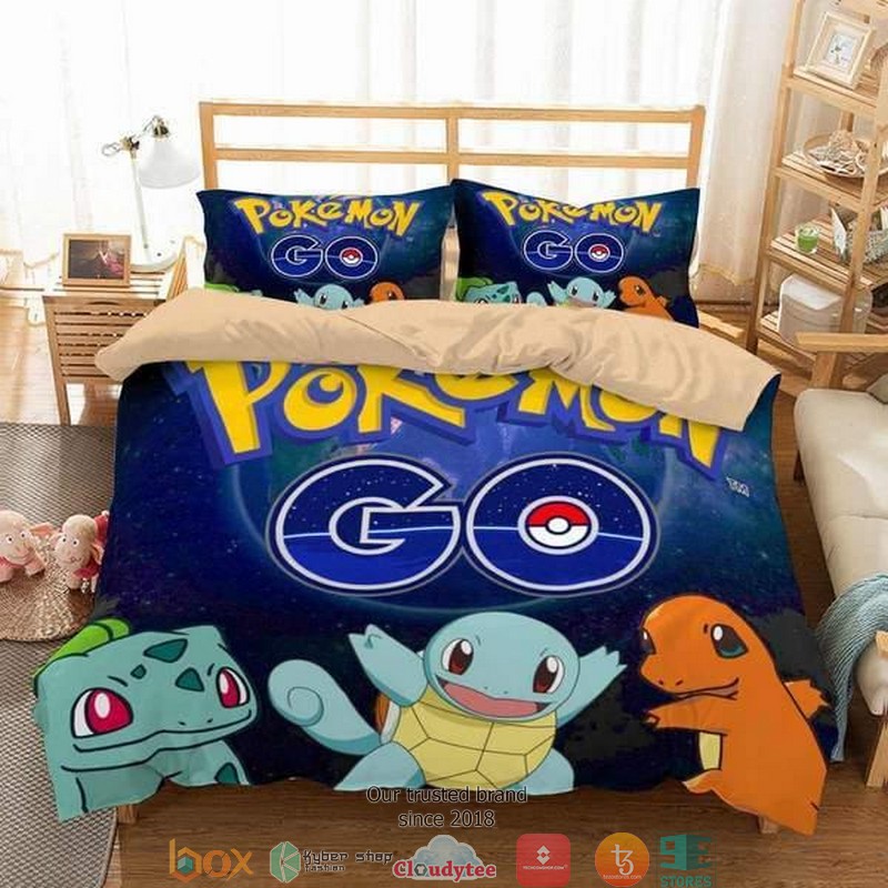 Pokemon Go Duvet Cover Bedroom Set