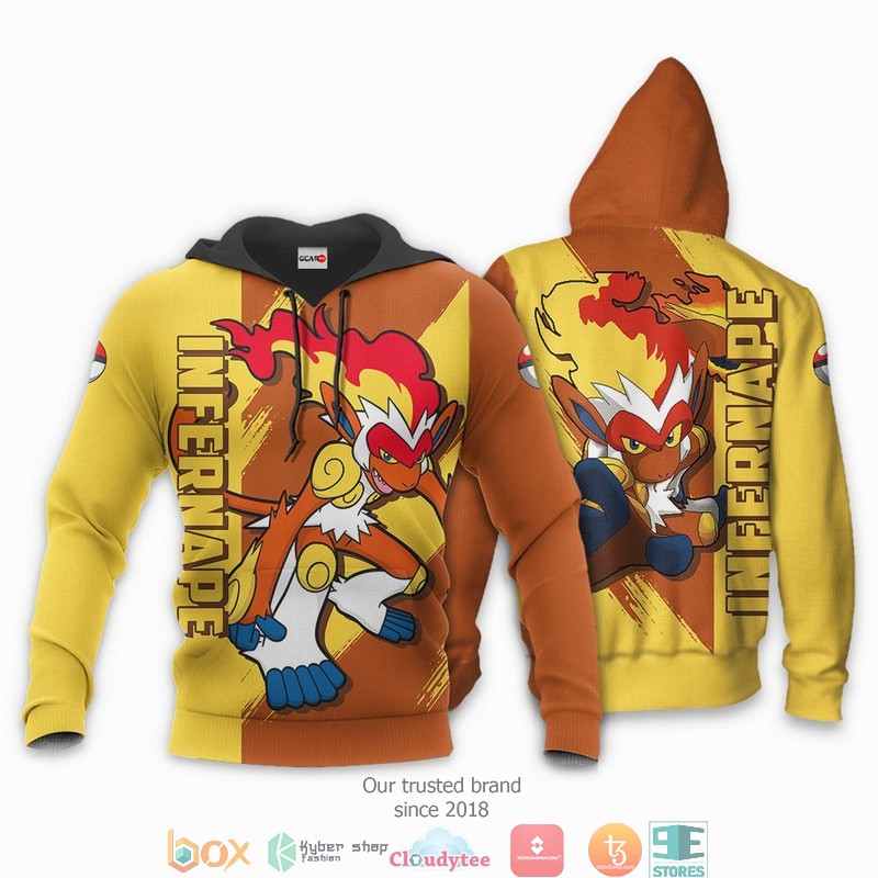 Pokemon Infernape Anime 3D Shirt, Bomber jacket 3 Pokemon Infernape Anime 3D Shirt Bomber jacket 1 2