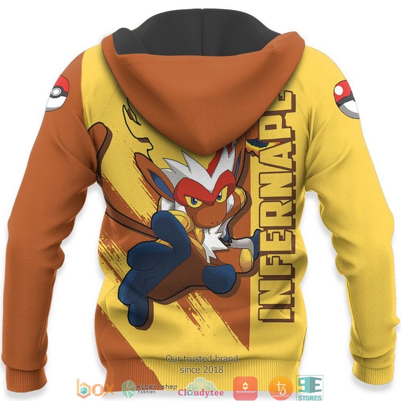 Pokemon Infernape Anime 3D Shirt, Bomber jacket 5 Pokemon Infernape Anime 3D Shirt Bomber jacket 1 2 3 4