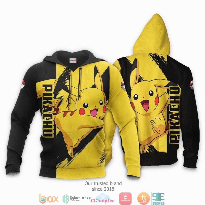 Pokemon Pikachu Anime 3D Shirt, Bomber jacket 3 Pokemon Pikachu Anime 3D Shirt Bomber jacket 1 2
