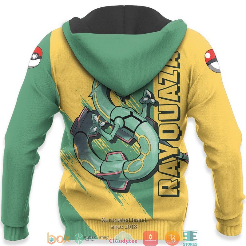 Pokemon Rayquaza Anime 3D Shirt, Bomber jacket 5 Pokemon Rayquaza Anime 3D Shirt Bomber jacket 1 2 3 4