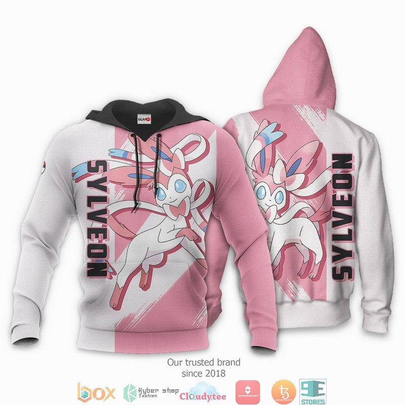Pokemon Sylveon Anime 3D Shirt, Bomber jacket 3 Pokemon Sylveon Anime 3D Shirt Bomber jacket 1 2