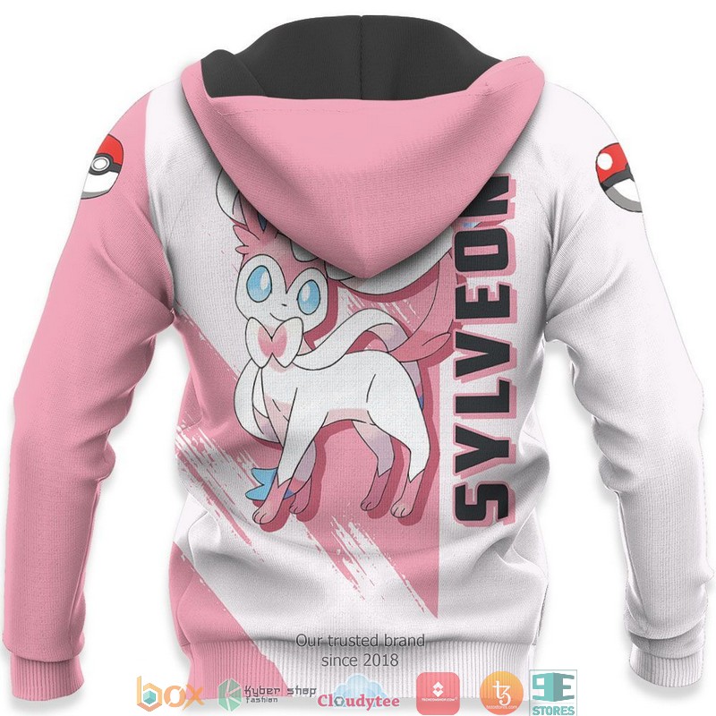 Pokemon Sylveon Anime 3D Shirt, Bomber jacket 5 Pokemon Sylveon Anime 3D Shirt Bomber jacket 1 2 3 4