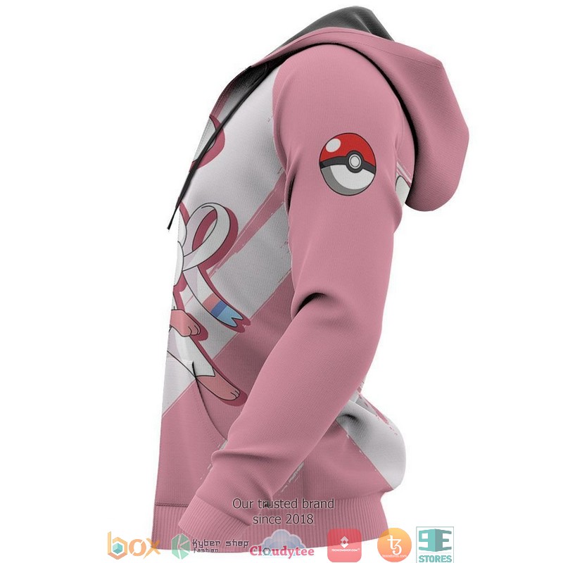 Pokemon Sylveon Anime 3D Shirt, Bomber jacket 6 Pokemon Sylveon Anime 3D Shirt Bomber jacket 1 2 3 4 5