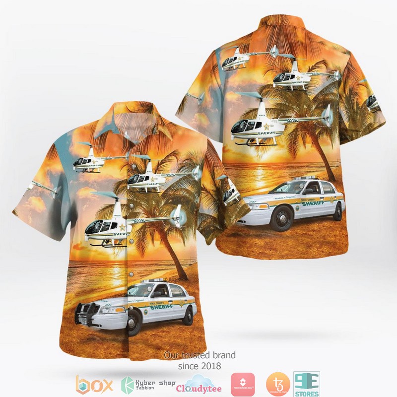 Polk County Sheriff Ford Police Interceptor & R66 Hawaii 3D Shirt 3 Polk County Sheriff Ford Police Interceptor R66 Hawaii 3D Shirt