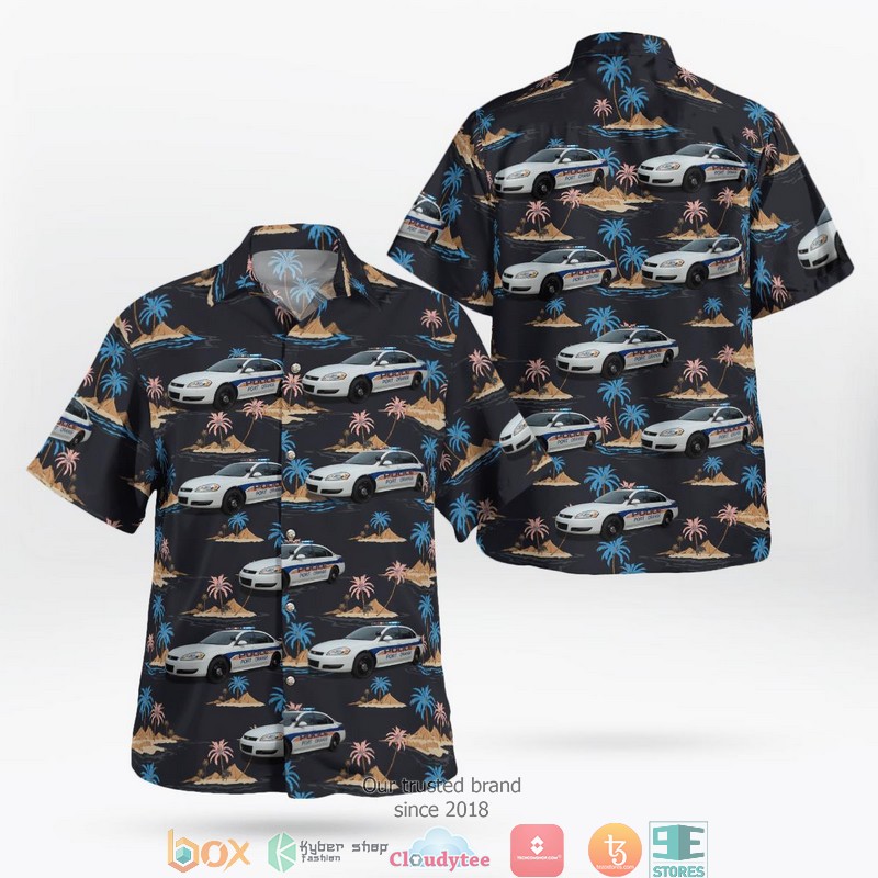 Port Orange Florida Port Orange Police Department 3D Hawaii Shirt