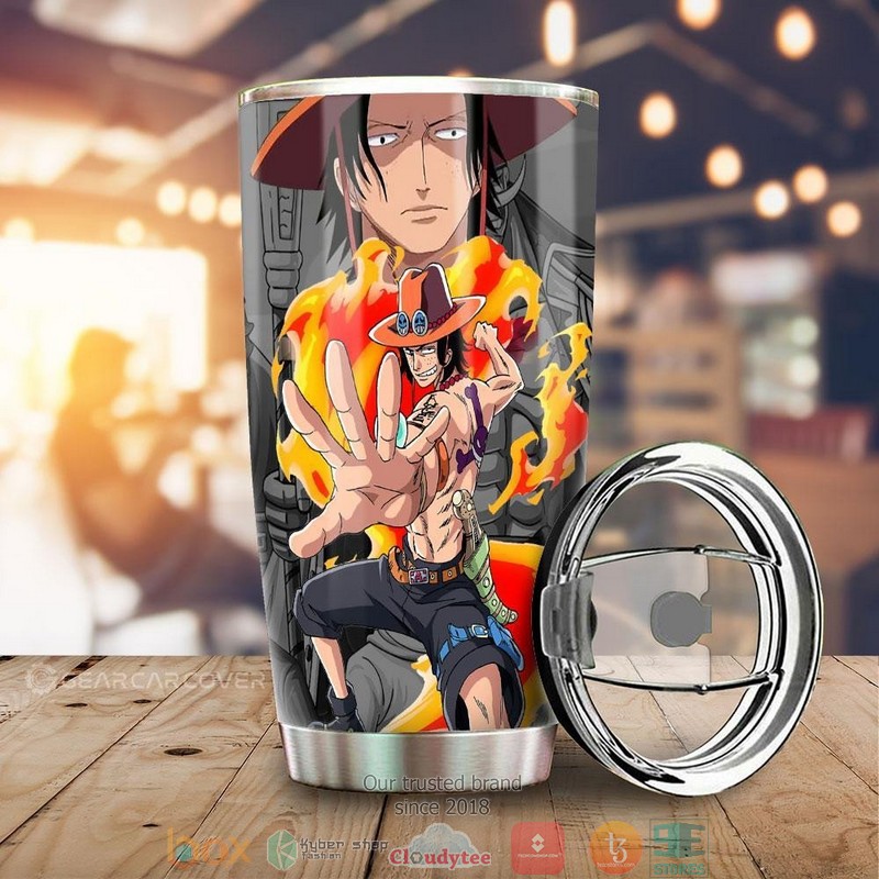 Portgas Ace Anime One Piece Tumbler