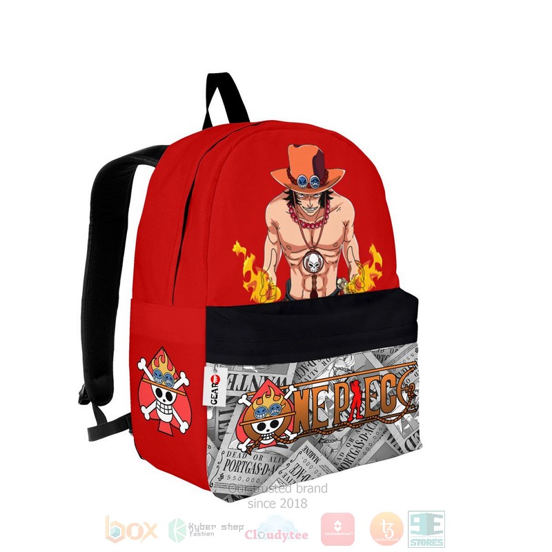 Portgas D Ace One Piece Anime Backpack 1