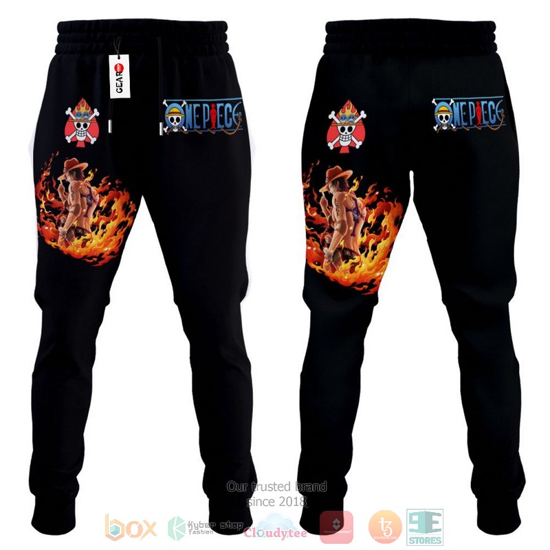 Portgas D Ace Anime One Piece Jogger longpants 1