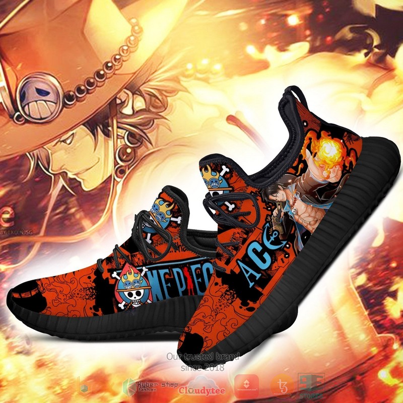 Portgas D Ace One Piece Anime Reze Shoes 1
