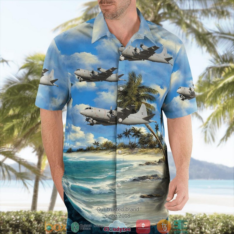 Portuguese Air Force Lockheed P 3C Orion 3D Hawaii Shirt 1 2