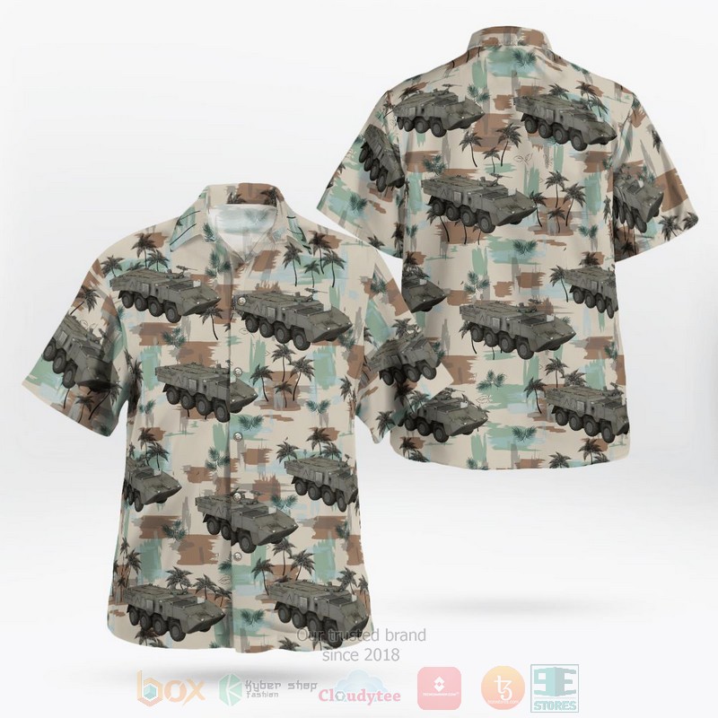 BEST Portuguese Army Pandur II Armoured Personnel Carrier 3D Aloha Shirt 9 BEST Portuguese Army Pandur II Armoured Personnel Carrier 3D Aloha Shirt word2