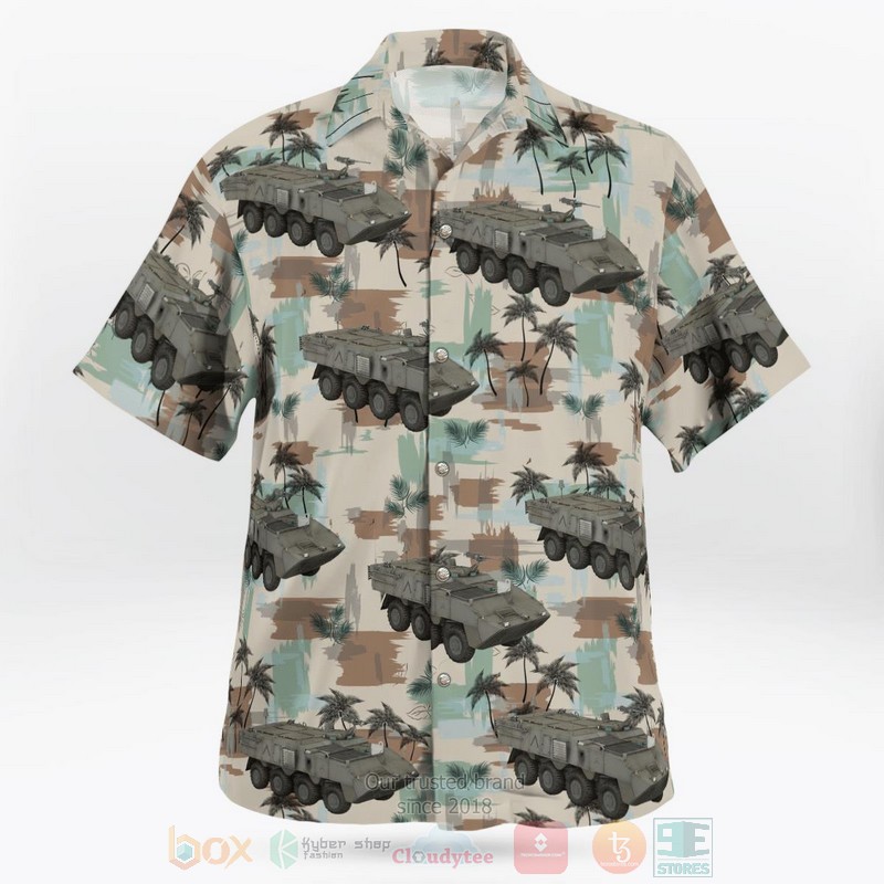 BEST Portuguese Army Pandur II Armoured Personnel Carrier 3D Aloha Shirt 2 BEST Portuguese Army Pandur II Armoured Personnel Carrier 3D Aloha Shirt word2