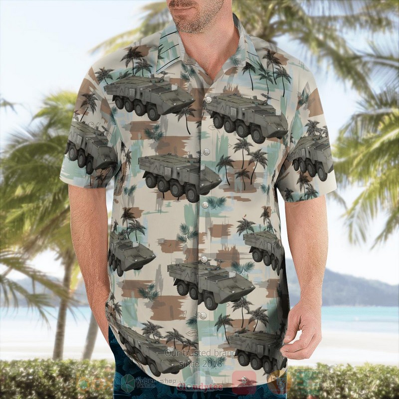 BEST Portuguese Army Pandur II Armoured Personnel Carrier 3D Aloha Shirt 3 BEST Portuguese Army Pandur II Armoured Personnel Carrier 3D Aloha Shirt word2