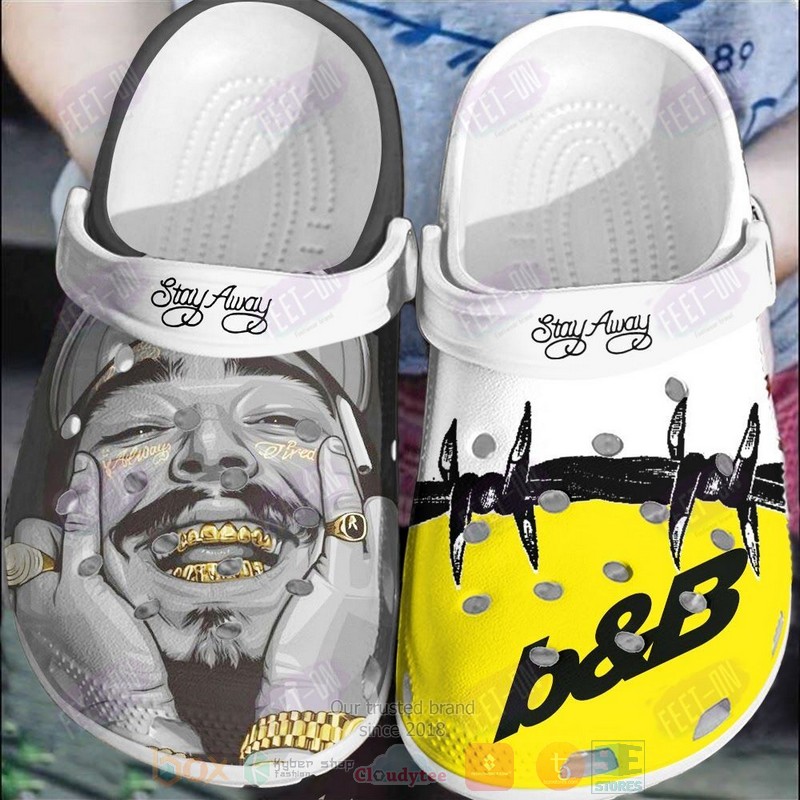 Post Malone Stay Away bB Crocband Crocs Clog Shoes